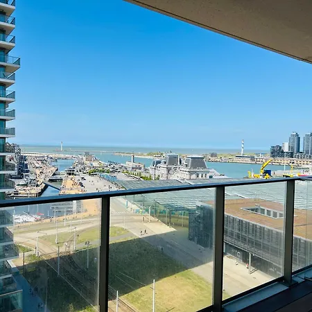 Cloud9 Sky Dist - Lux Large Terrace, Marina & Sea View In Center 오스텐드